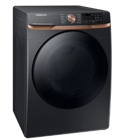 Samsung 7.5 Cu. Ft. Smart Gas Dryer with Steam Sanitize+, Sensor Dry & Wi-Fi Connectivity DVG50BG8300V – High Efficiency Dryer (Brushed Black)