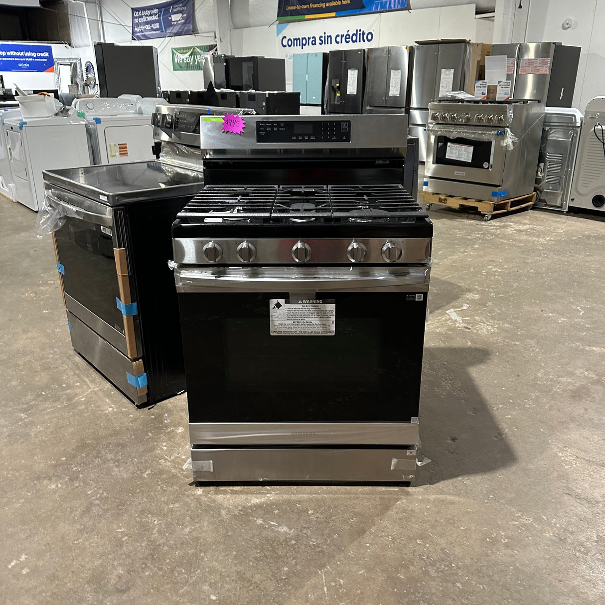 Samsung Stainless Steel 5 Burner Range