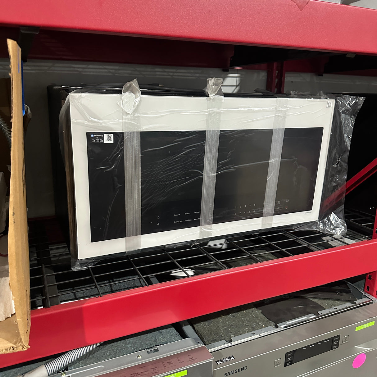 Samsung Bespoke White Microwave