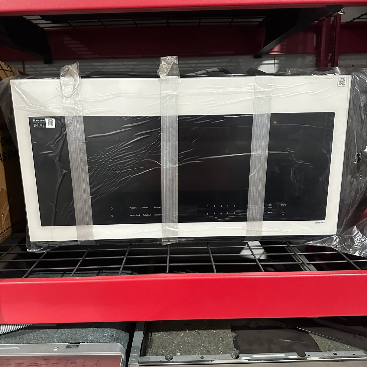 Samsung Bespoke White Microwave