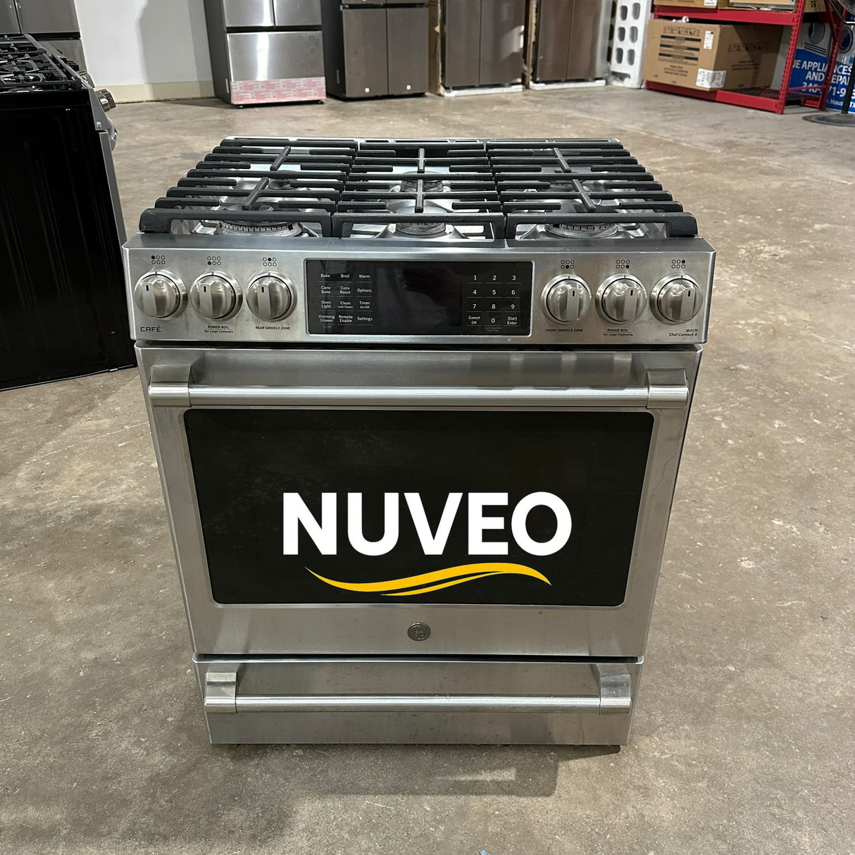 PreOwned GE Cafe Dual Fuel Gas/Electric Stove