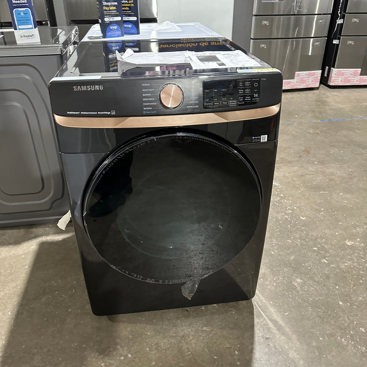 Samsung Rosegold Gas Dryer