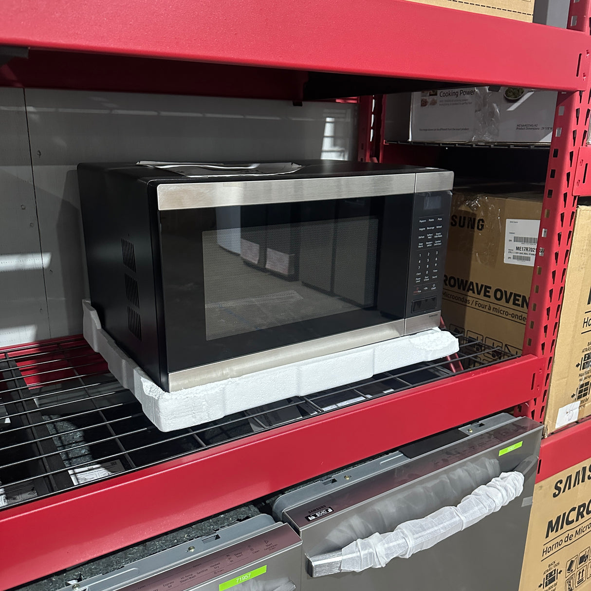 Samsung 1.9 Cu Stainless Steel Microwave