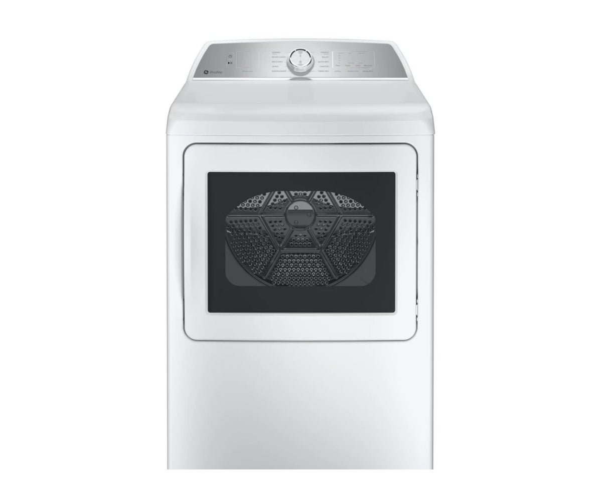 GE Profile™ Smart Top Load Washer & 7.4 Cu. Ft. electric Dryer Laundry Set with SmartHQ™ PTW605BSR1WS / PTD60GBSRWS