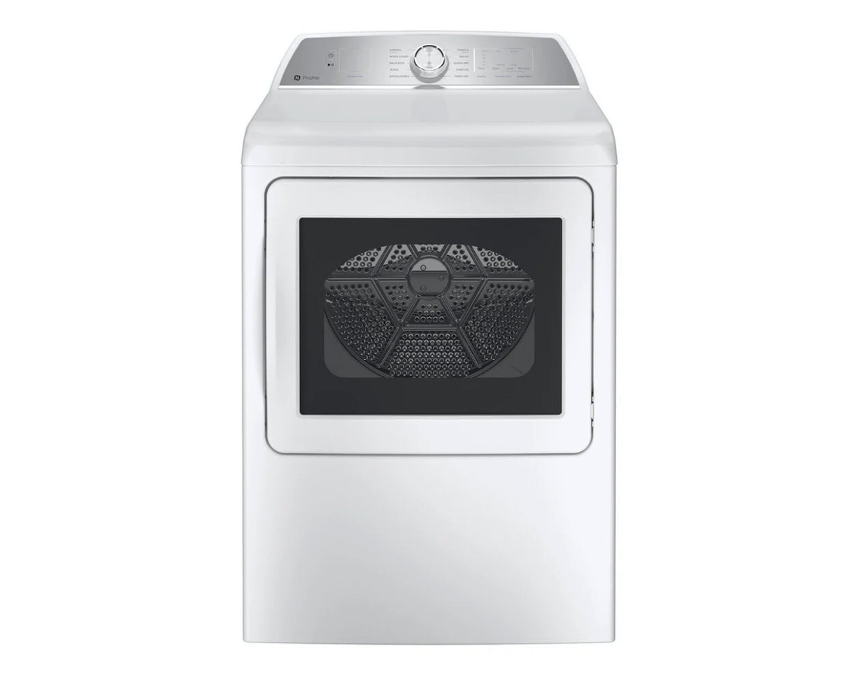 GE Profile™ Smart Top Load Washer & 7.4 Cu. Ft. Electric Dryer Laundry Set with SmartHQ™ PTW600BSR1WS / PTD60GBSRWS
