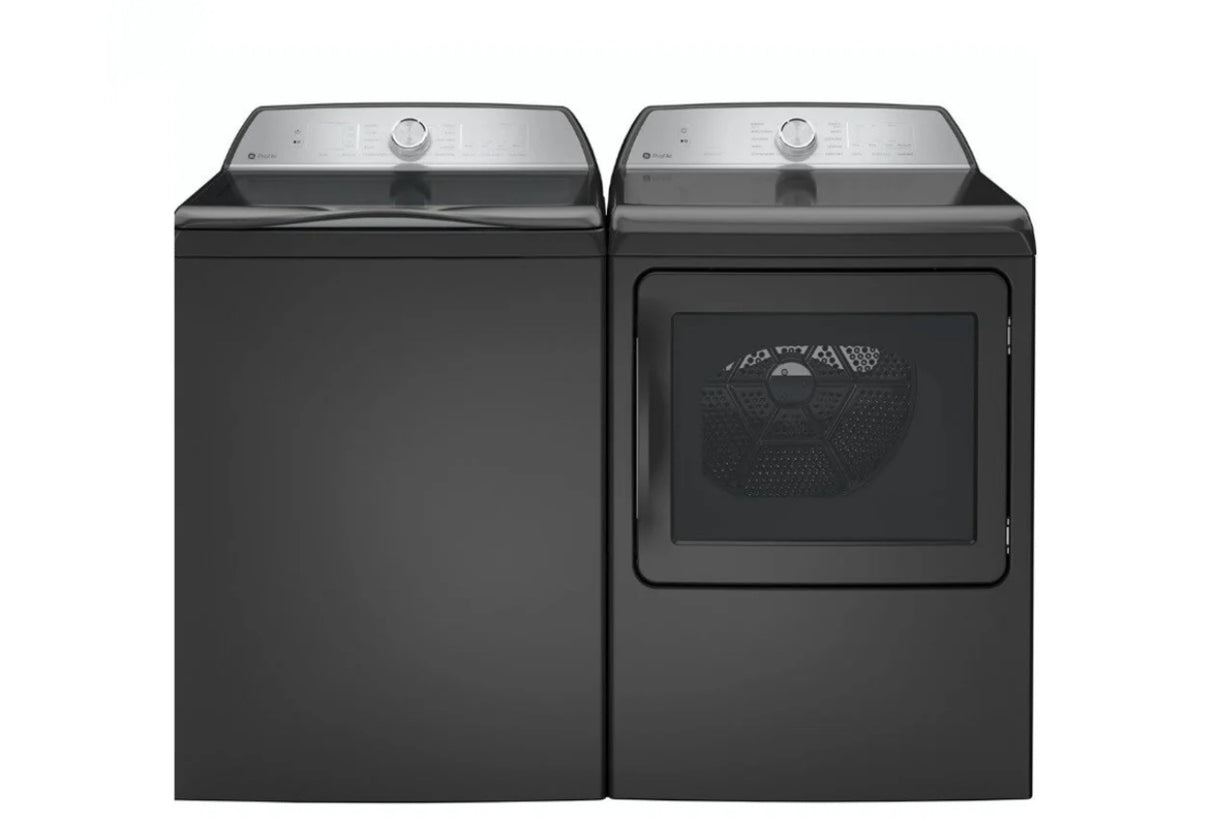 GE Profile™ Smart Top Load Washer & 7.4 Cu. Ft. Electric Dryer Laundry Set PTW605BPR1DG / PTD60EBPRDG