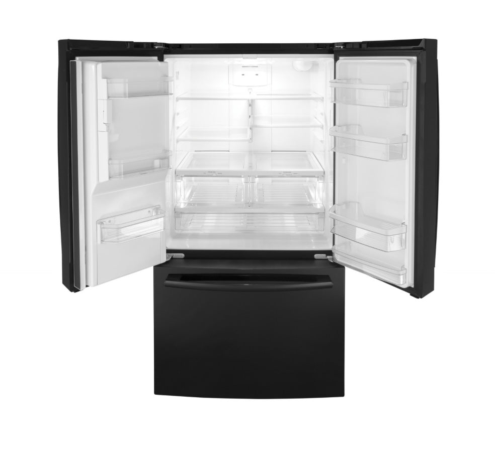 GE® 27.7 Cu. Ft. French Door Refrigerator with Ice & Water Dispenser GFE28GELDS – Slate Finish Refrigerator