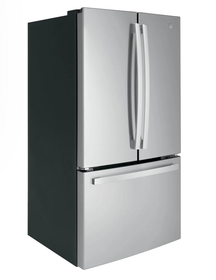 GE® 27.0 Cu. Ft. French Door Refrigerator with Internal Water Dispenser GNE27JYMFS – Fingerprint Resistant Stainless Steel
