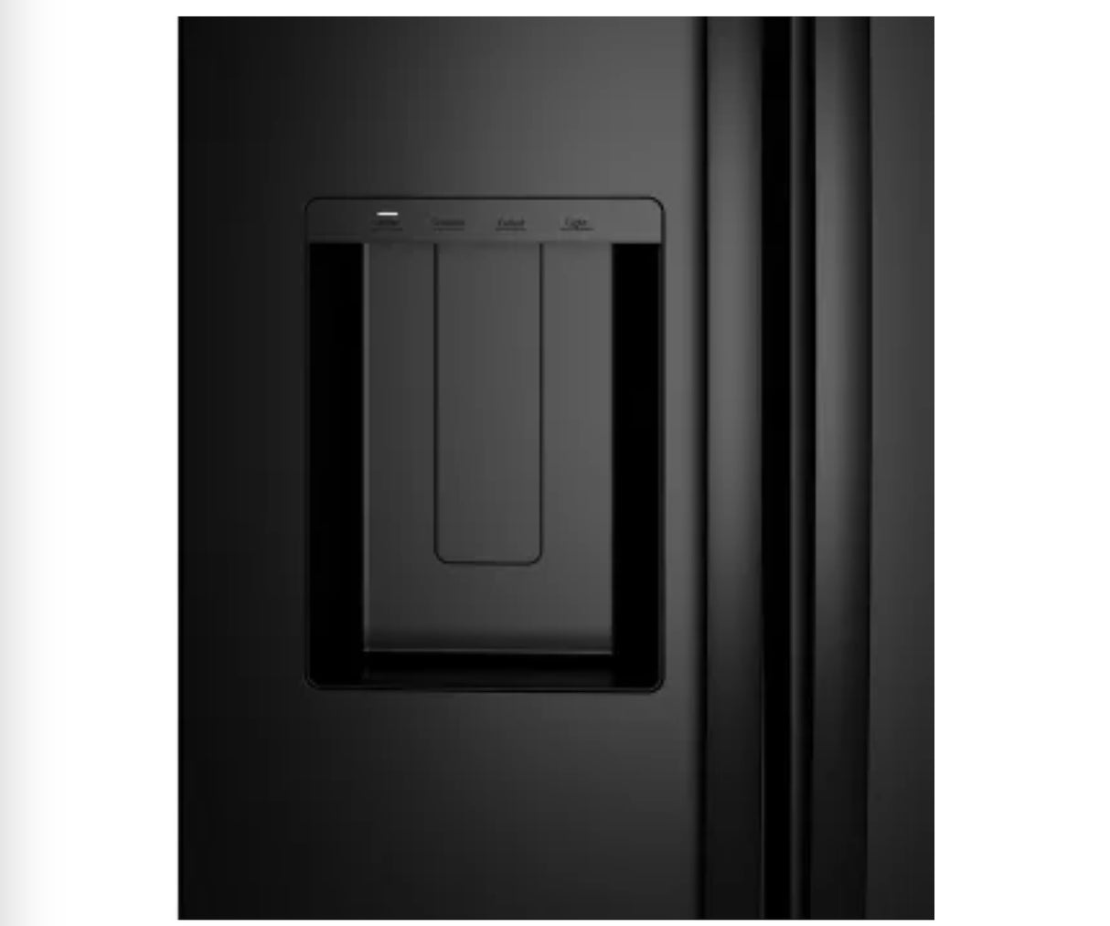 GE® 23.8 Cu. Ft. Counter-Depth French Door Refrigerator with Internal Water Dispenser GZE24NGYBB – Black Finish
