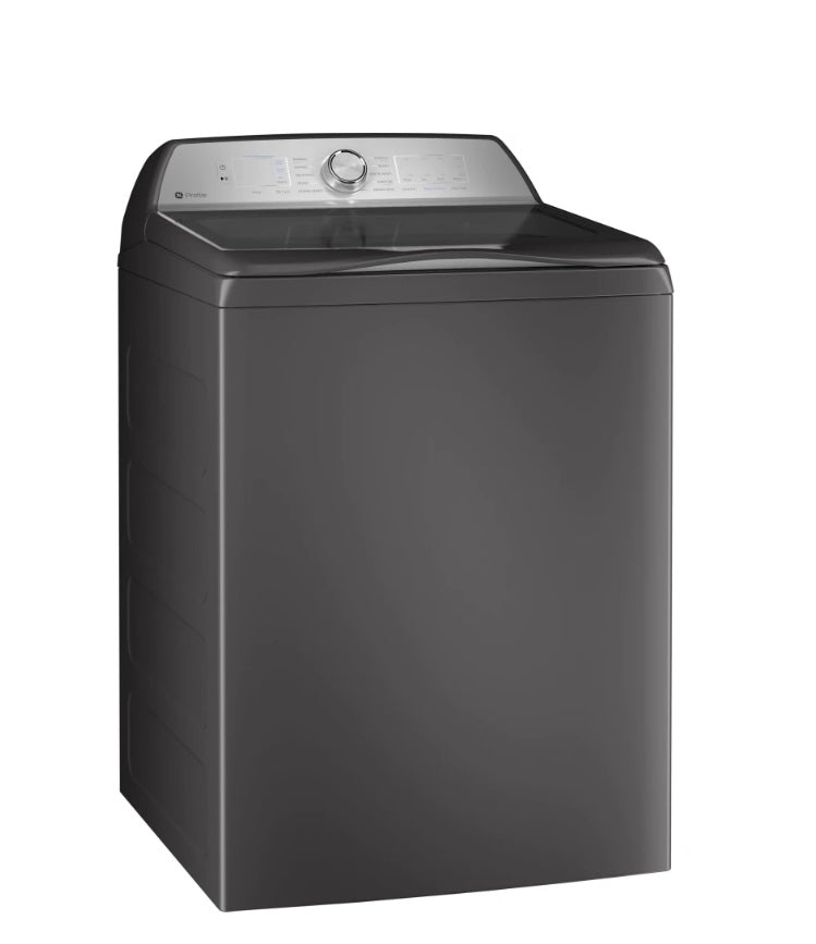 GE Profile™ Top Load Washer & Electric Dryer Laundry Pair PTW605BPRDG & PTD60EBPRDG – Carbon Graphite