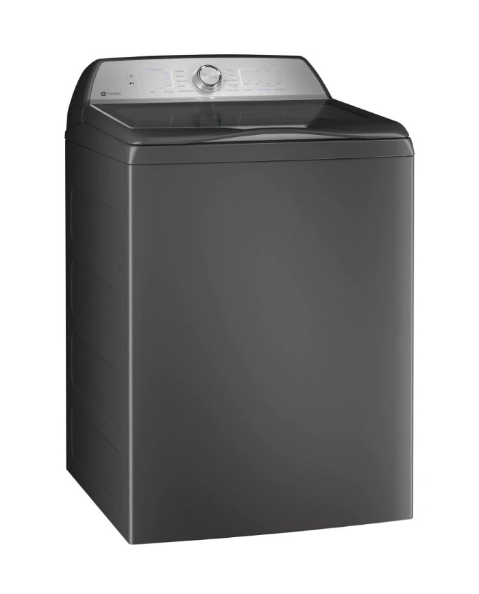 GE Profile™ Top Load Washer & Electric Dryer Laundry Pair PTW600BPRDG & PTD60EBPRDG – Carbon Graphite