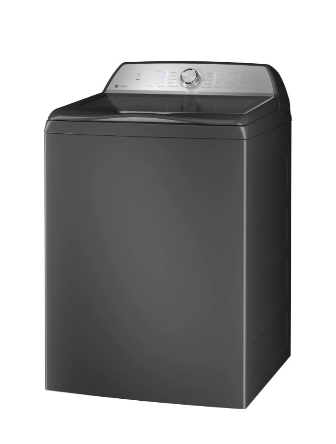 GE Profile™ Top Load Washer & Electric Dryer Laundry Pair PTW600BPRDG & PTD60EBPRDG – Carbon Graphite