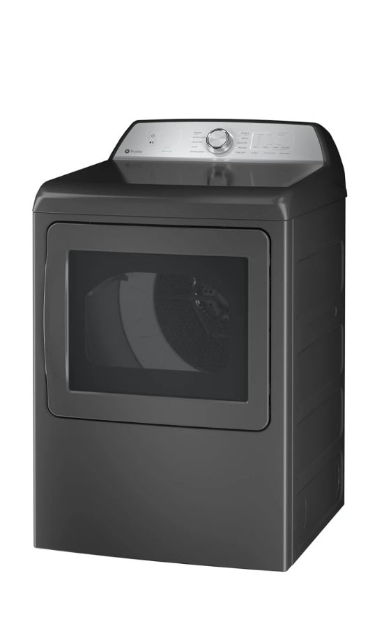 GE Profile™ Top Load Washer & Electric Dryer Laundry Pair PTW600BPRDG & PTD60EBPRDG – Carbon Graphite