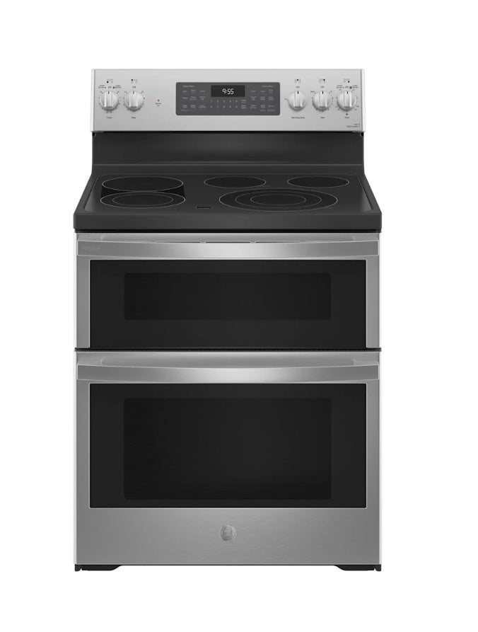 GE Profile™ 30" Free-Standing Electric Range with Convection Oven PB965YPFS – Fingerprint Resistant Stainless Steel