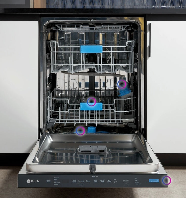 GE Profile™ Smart Top Control Dishwasher with UltraFresh System PDT795SYVFS – Fingerprint Resistant Stainless Steel