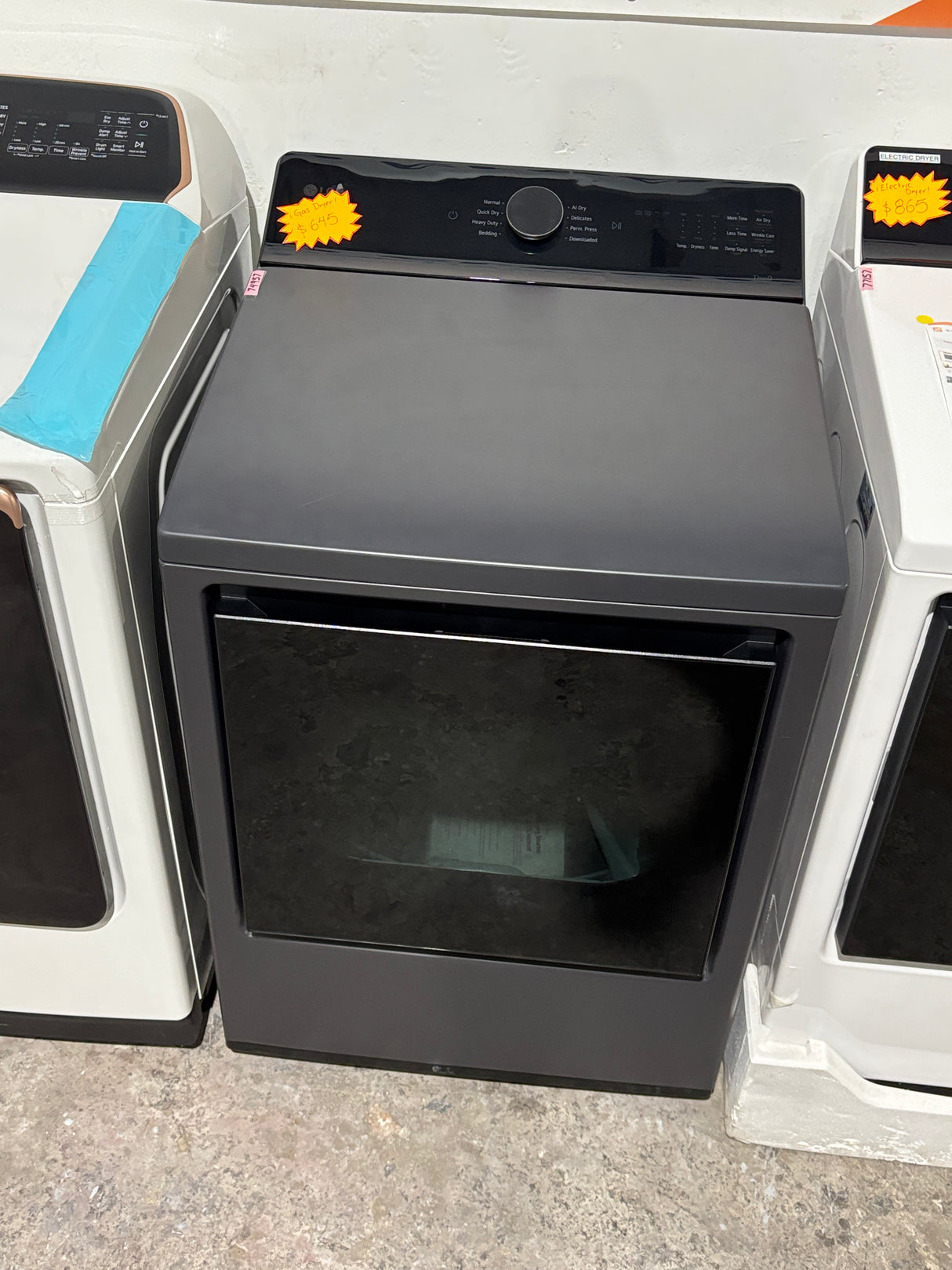 LG large capacity 5.0 cubicft Electric dryer