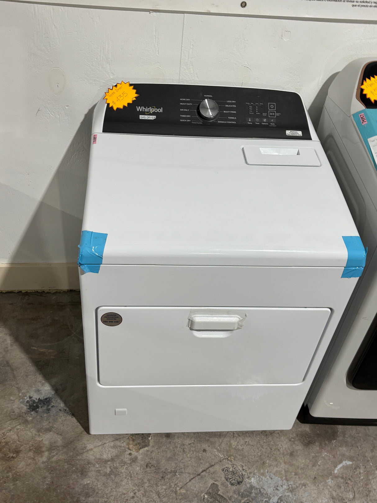 Whirlpool Large capacity Gas Dryer