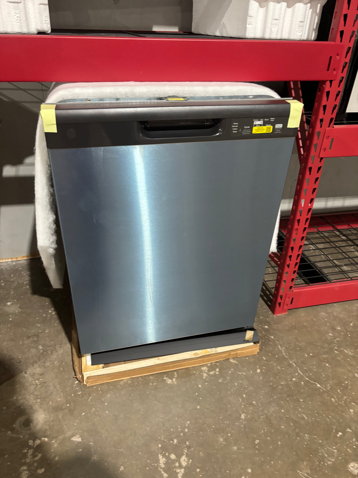 GE 24 in. Built-In Tall Tub Front Control Stainless Steel Dishwasher with Sanitize, Dry Boost, 55 dBA