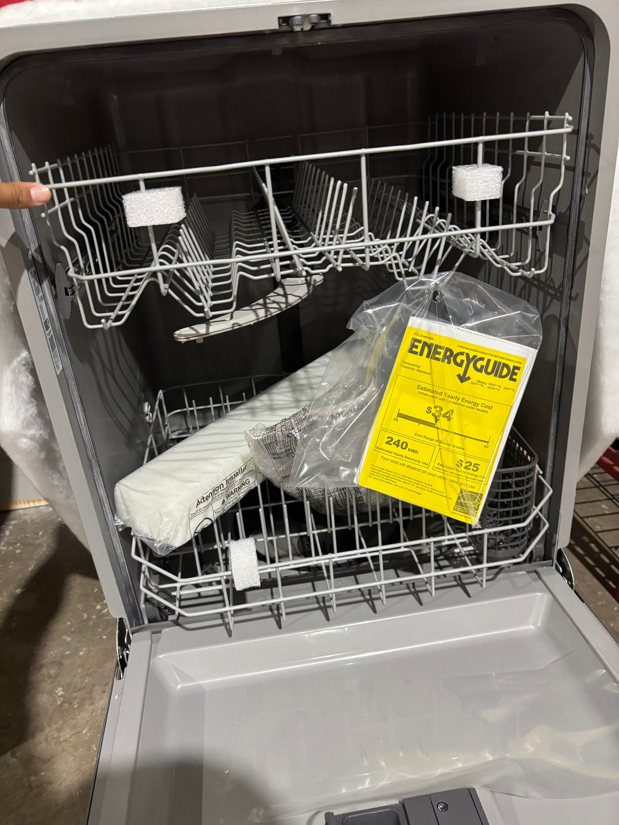 GE 24 in. Built-In Tall Tub Front Control Stainless Steel Dishwasher with Sanitize, Dry Boost, 55 dBA