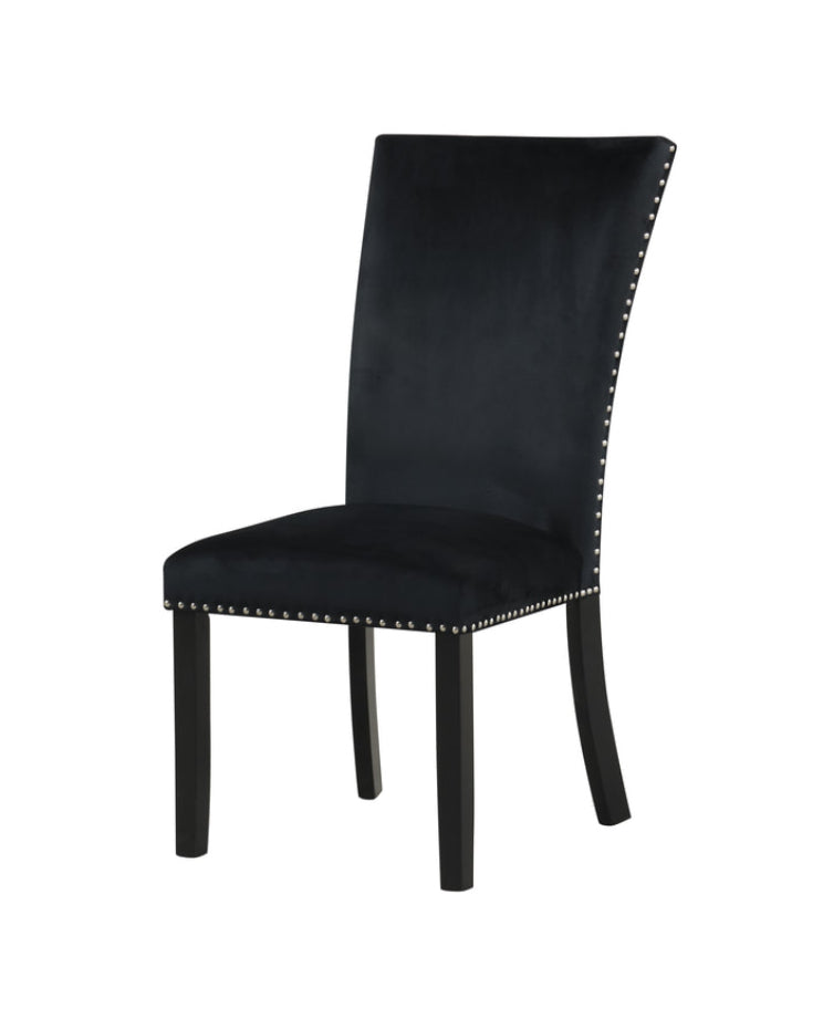 1220 Onyx - (FAUX MARBLE) Dining Table + 6 Chair Set