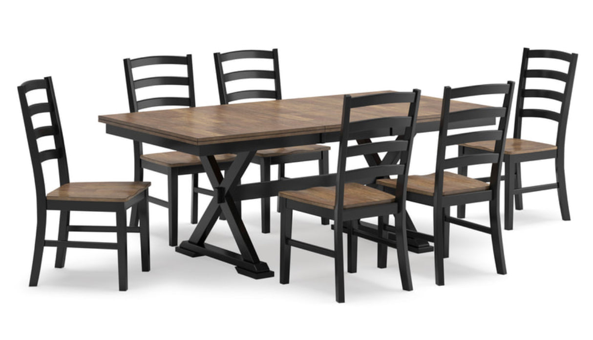 Ashley D634 - 7pc Dining Set