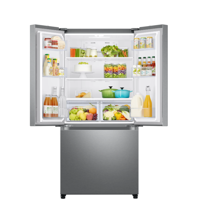 33 in. 17.5 cu. ft. Counter Depth 3-Door French Door Smart Refrigerator in Stainless Steel RF18A5101SR