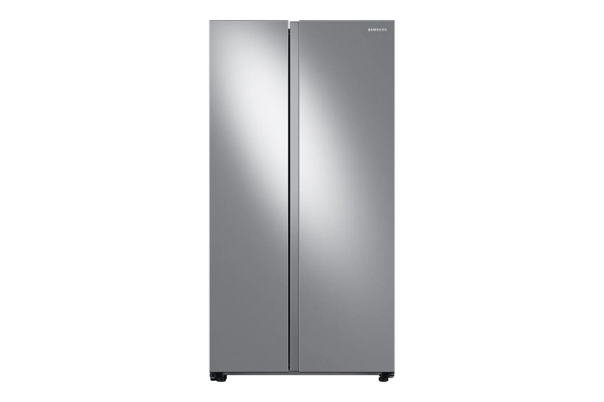 Samsung 23 cu. ft. Stainless Smart Counter Depth Side-by-Side Refrigerator rs23a500asr