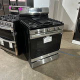 Samsung Stainless Steel Gas Range With 4 Burner With Warming Zone