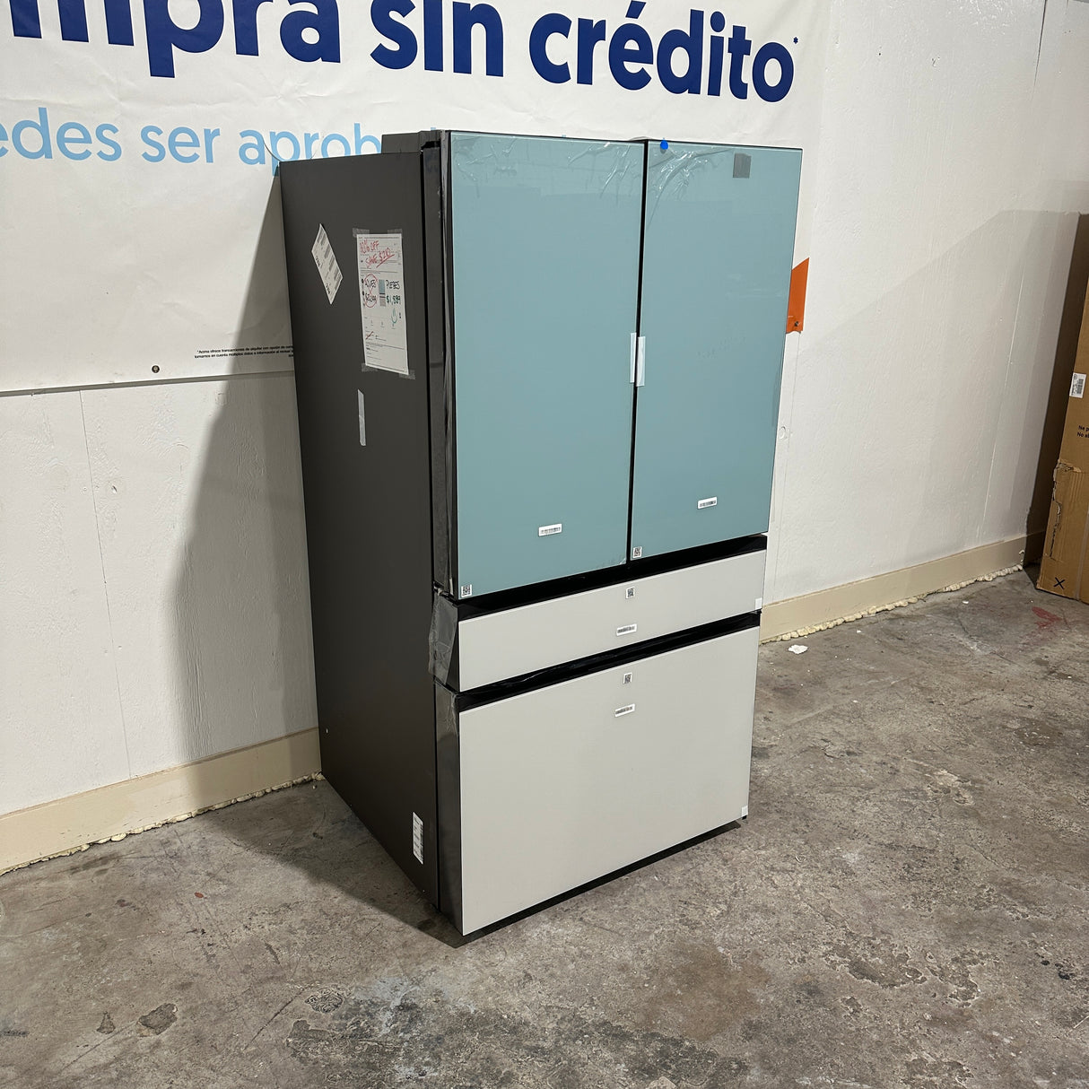 Samsung Bespoke Refrigerator - Morning Blue