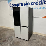 Samsung White Glass 4 Door Refrigerator