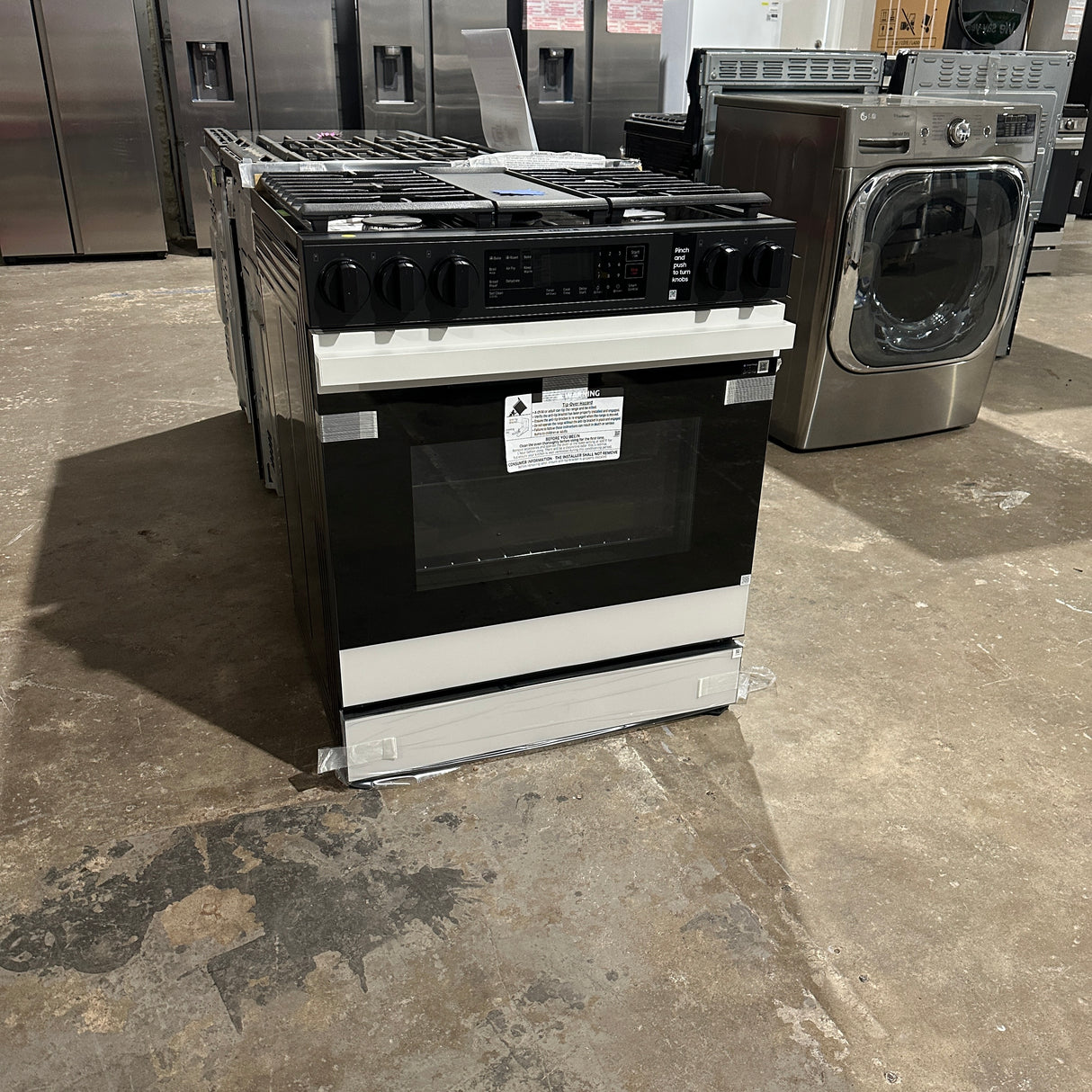 Samsung Bespoke White Electric Stove