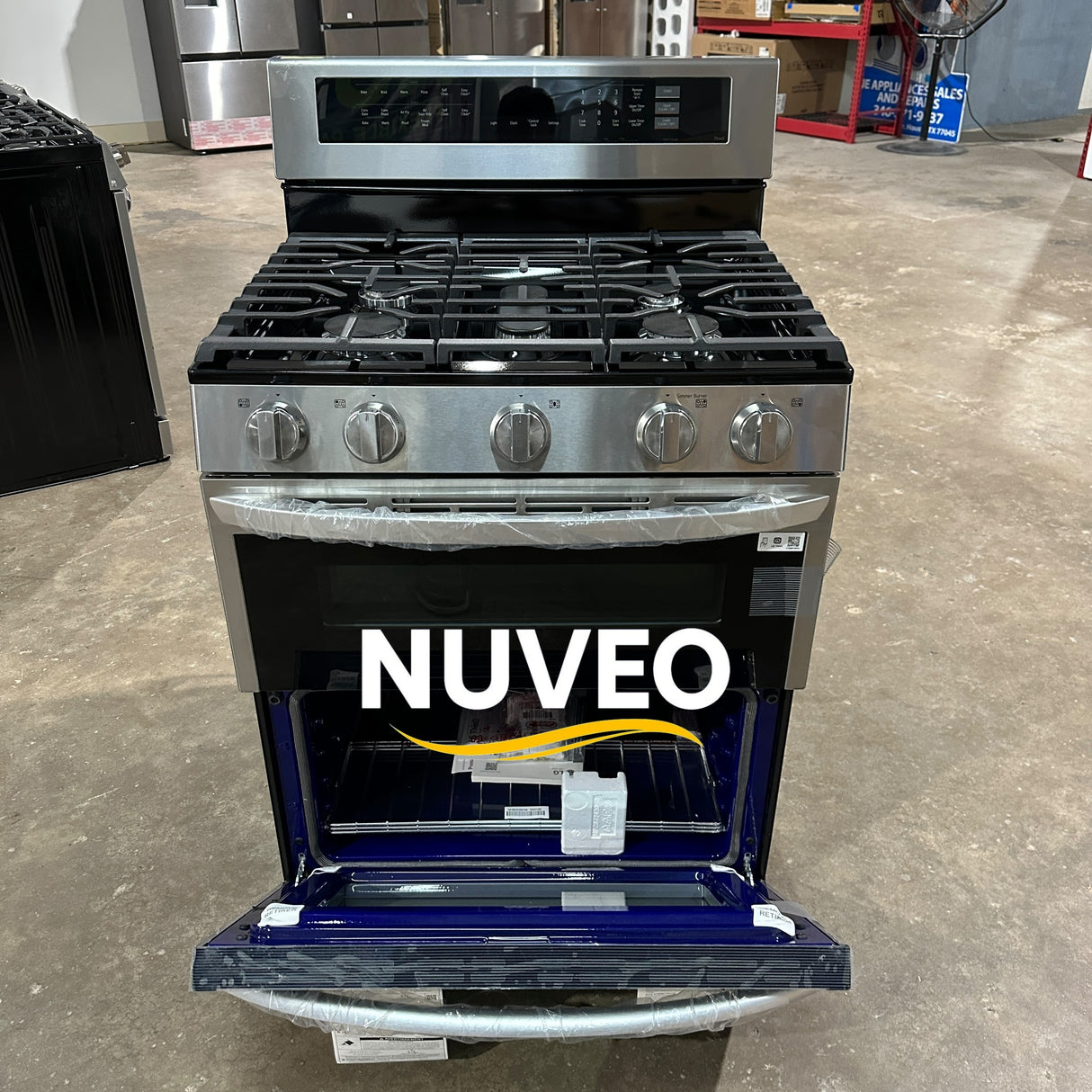 LG Double Oven Gas Stove