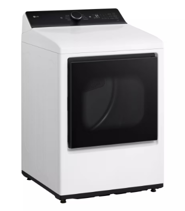 LG 7.3 Cu. Ft. Ultra Large Capacity Electric Dryer with AI Sensing & EasyLoad™ Door DLE8400WE – High Efficiency Smart Dryer (White)