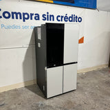 Samsung White Glass 4 Door Refrigerator