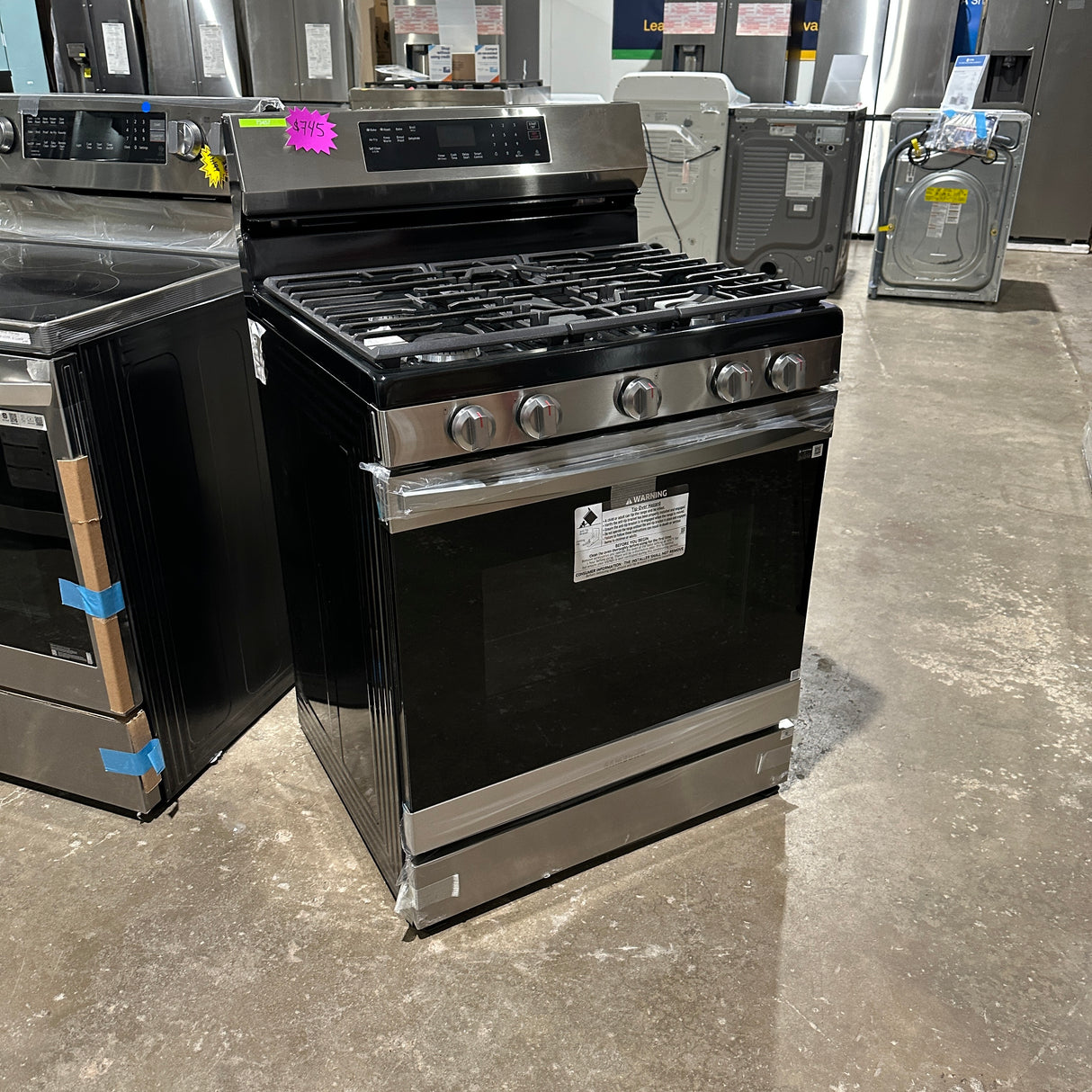 Samsung Stainless Steel 5 Burner Range