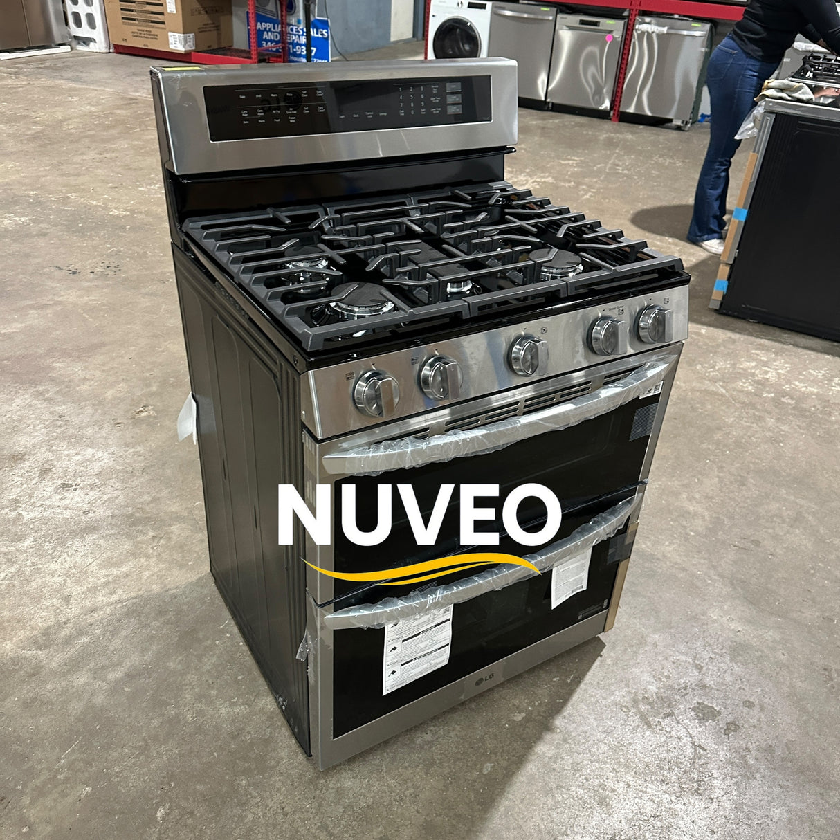 LG Double Oven Gas Stove