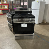 Samsung Stainless Steel Gas Range With 4 Burner With Warming Zone