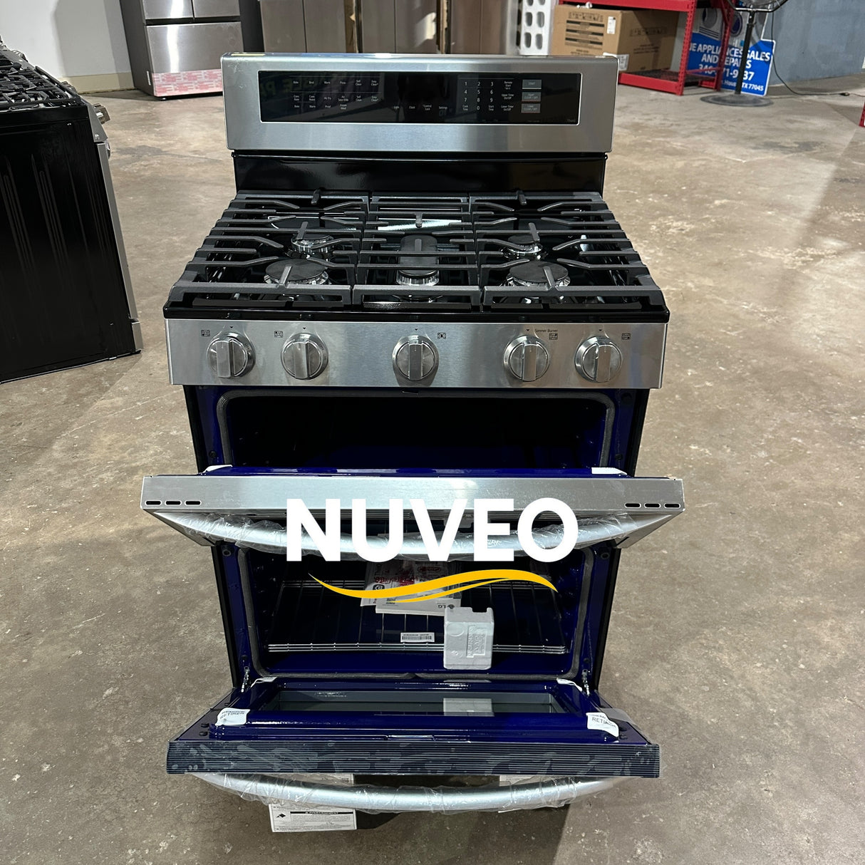 LG Double Oven Gas Stove