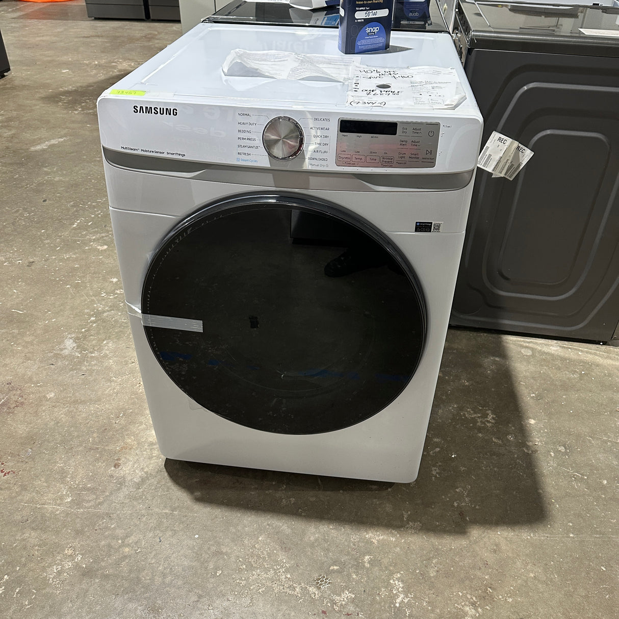 Samsung White Gas Dryer