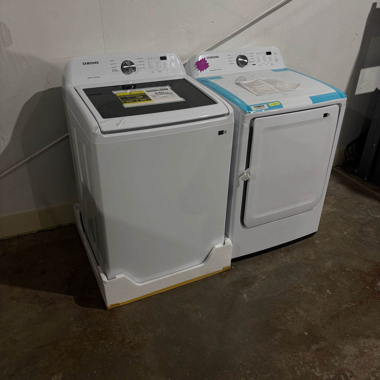 Samsung Washer and Dryer