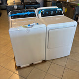 GE 4.5 Cu. Ft. Top Load Washer with Agitator & 7.2 Electric Dryer Set