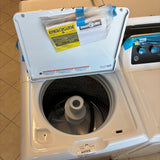 GE 4.5 Cu. Ft. Top Load Washer with Agitator & 7.2 Electric Dryer Set