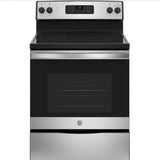 GE 30” Free-Standing Electric Range with Stainless Steel Finish GRF400SV1SS