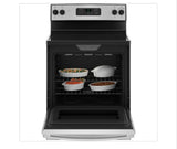 GE 30” Free-Standing Electric Range with Stainless Steel Finish GRF400SV1SS
