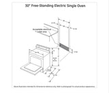 GE 30” Free-Standing Electric Range with Stainless Steel Finish GRF400SV1SS