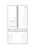 GE® 23.7 Cu. Ft. French Door Refrigerator with Ice Maker & Fingerprint Resistant Stainless Steel GFE24JYKFS – ENERGY STAR® Refrigerator