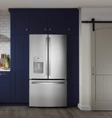 GE® 25.6 Cu. Ft. French Door Refrigerator with Ice & Water Dispenser GFE26JYMFS – Fingerprint Resistant Stainless Steel