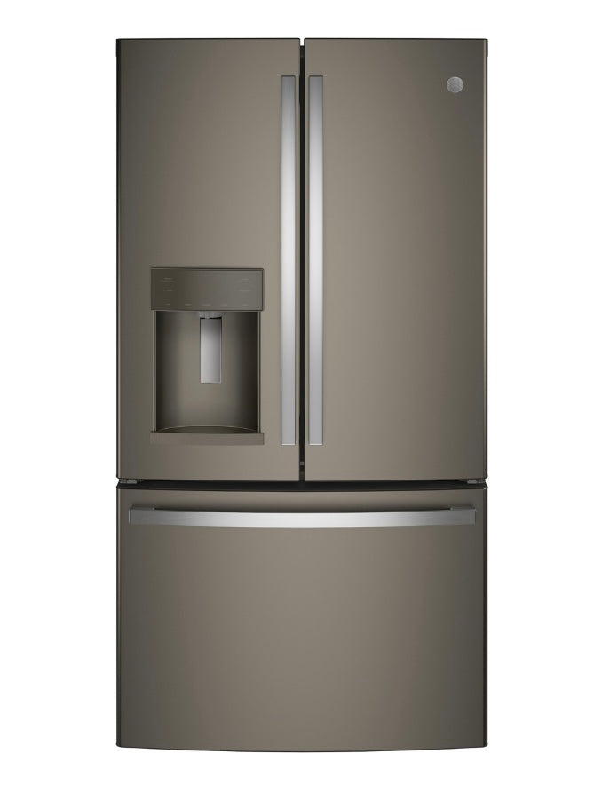 GE® 27.7 Cu. Ft. French Door Refrigerator with Ice & Water Dispenser GFE28GMKES – Fingerprint Resistant Slate Refrigerator