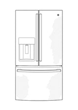 GE® 27.7 Cu. Ft. French Door Refrigerator with Ice & Water Dispenser GFE28GMKES – Fingerprint Resistant Slate Refrigerator