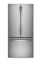 GE® 24.8 Cu. Ft. French Door Refrigerator with Internal Water Dispenser GNE25JYKFS – Fingerprint Resistant Stainless Steel